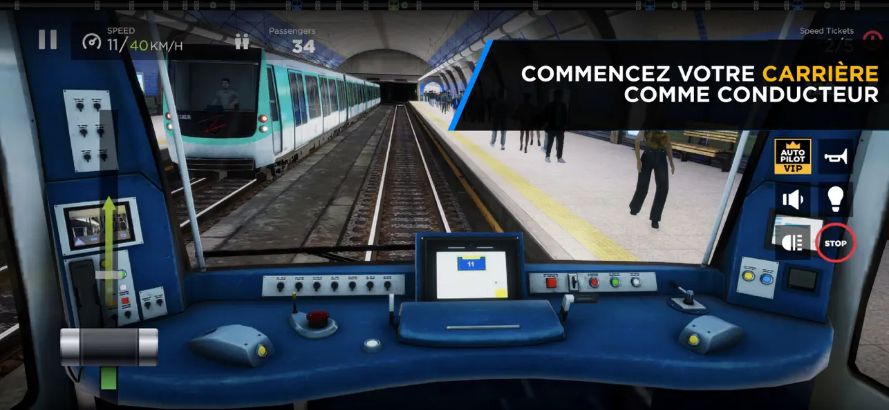 Screenshot #1 pour Subway Simulator 3D: Transits