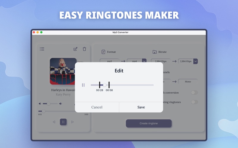 MP3 Converter: Ringtone Maker Screenshot