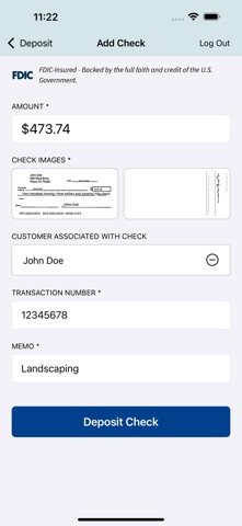 FBK Commercial Mobile Deposit Screenshot 4 of 4