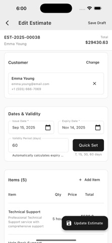 InvoiceFront - Invoice Maker Screenshot 2 of 10