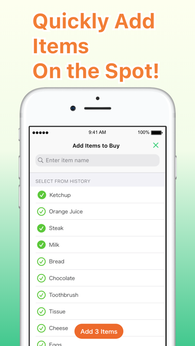Kattech - Shared Shopping List Screenshot