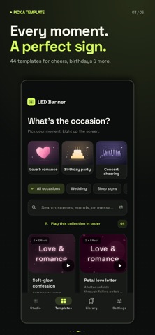 LED Banner Glow Scrolling Text Screenshot 3 of 5