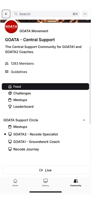 GOATA Movement Screenshot 3 of 6