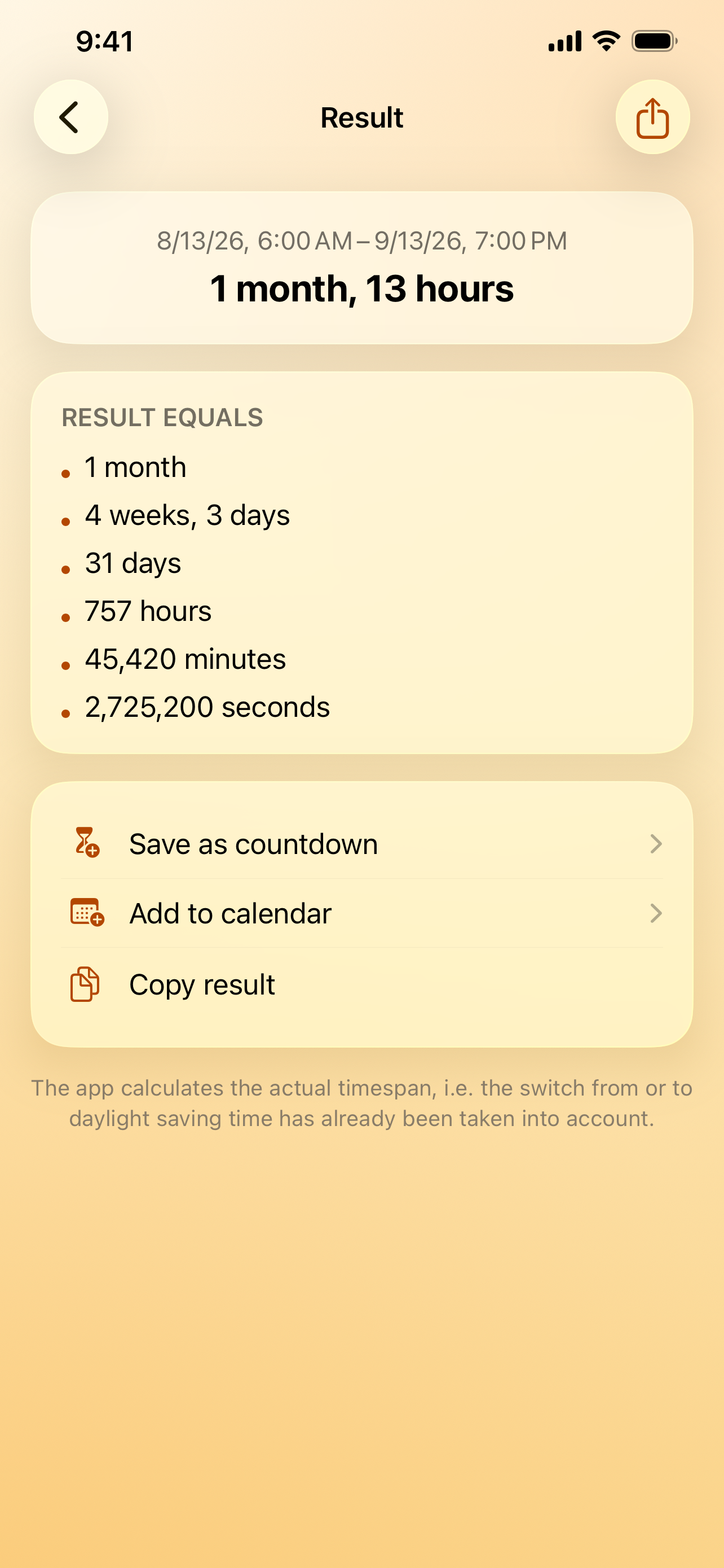 The Date Calculator PRO screenshot 5