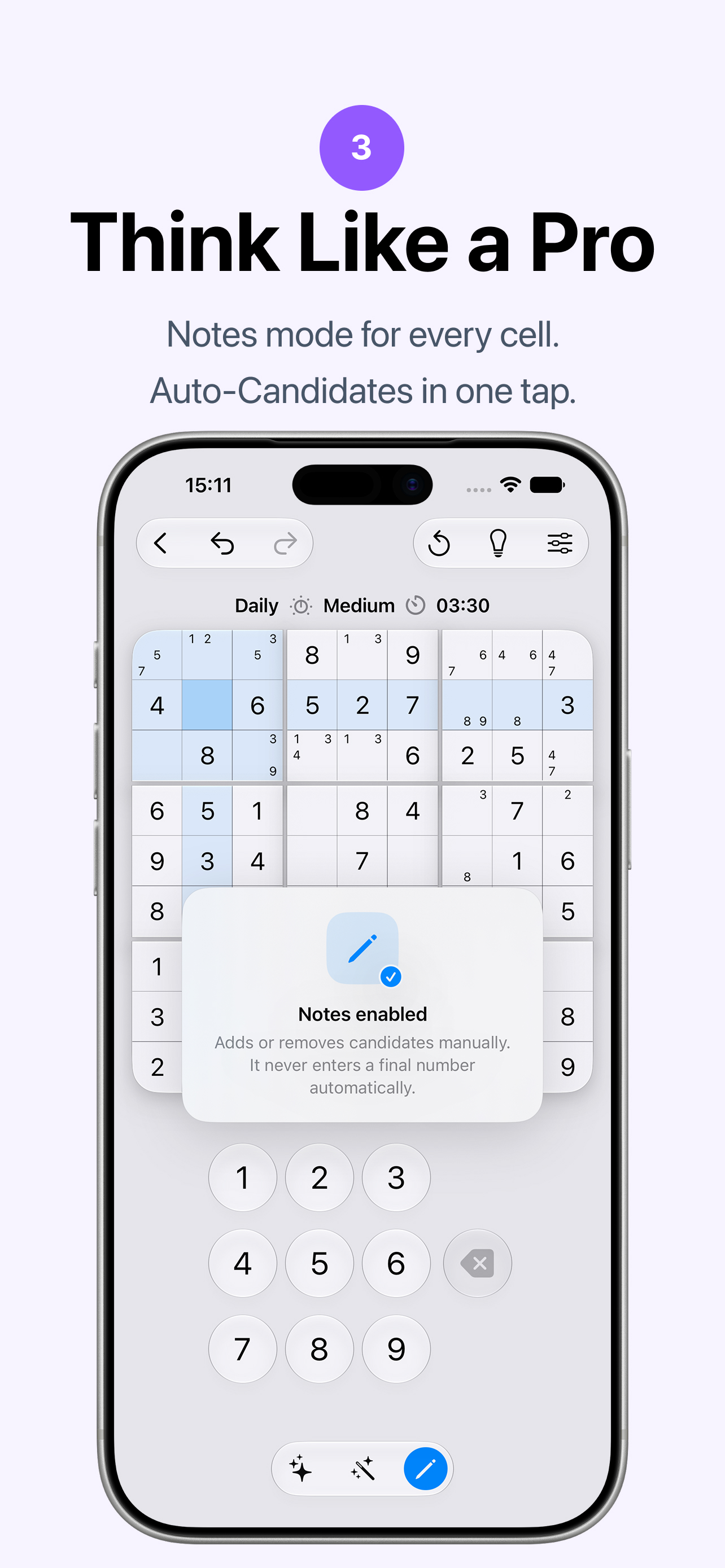 Sudoku: Classic No Ads screenshot 3
