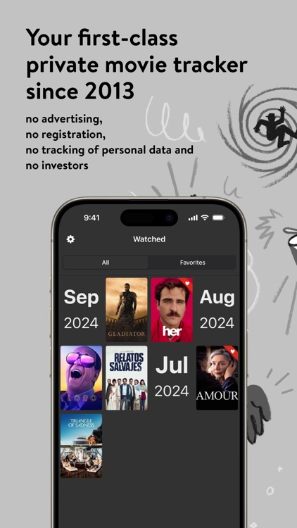 Filmlog: Private Movie Journal screenshot-0