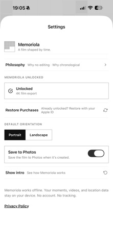 Memoriola iPhone screenshot