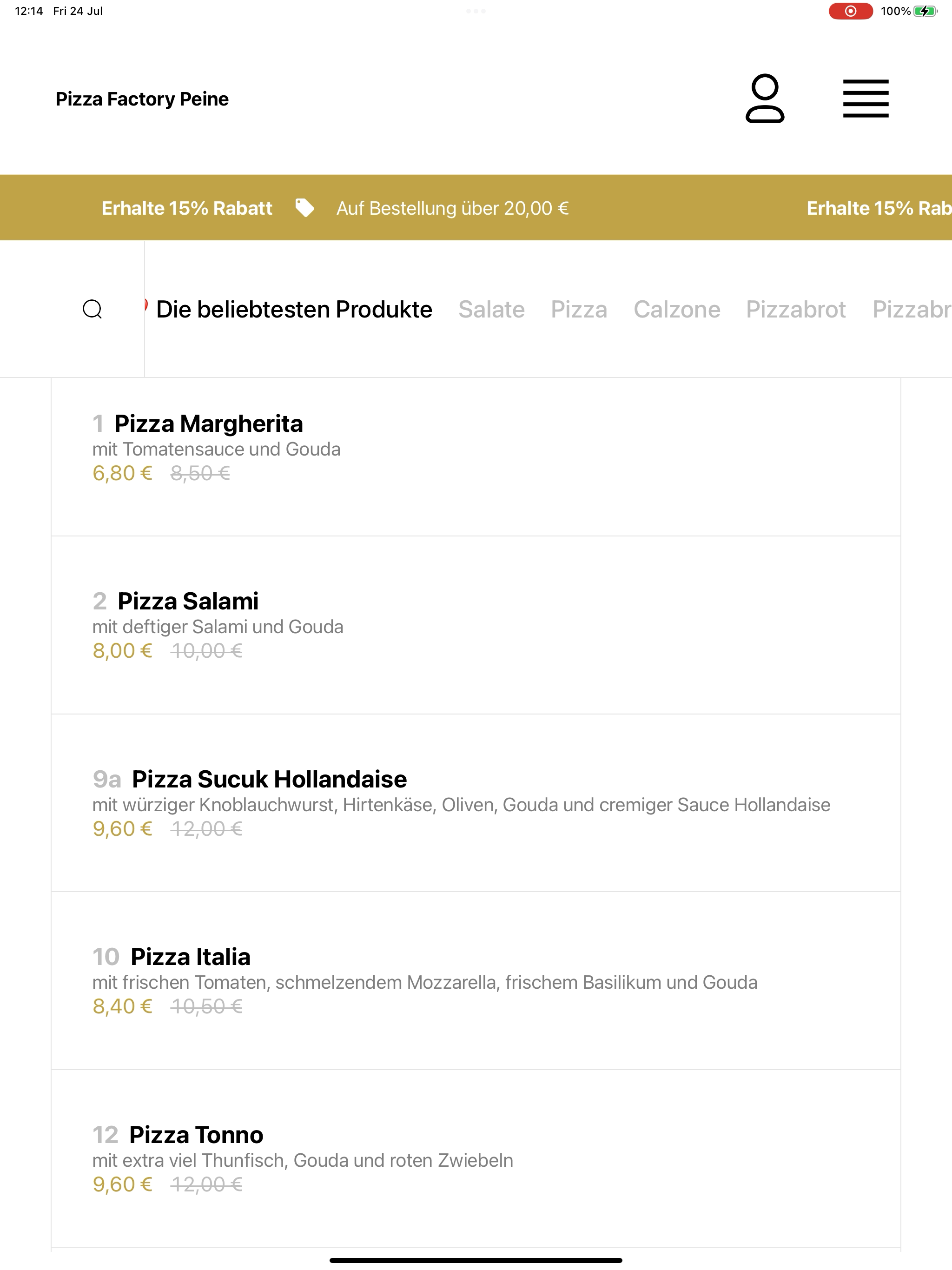 Pizza Factory Peine screenshot 13