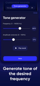 TSound: tinnitus sound therapy screenshot