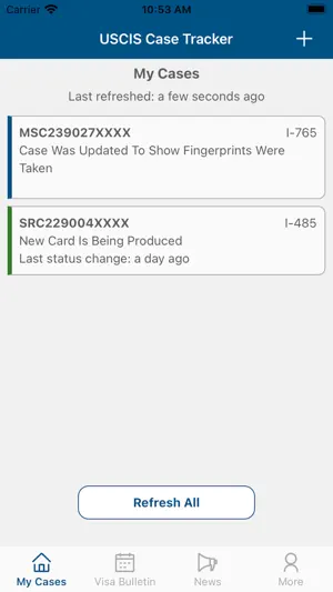 Case Tracker for USCIS screenshot 1