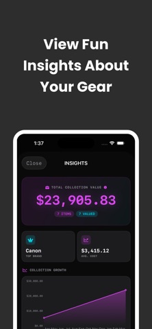 Camera Shelf - Gear Tracker screenshot