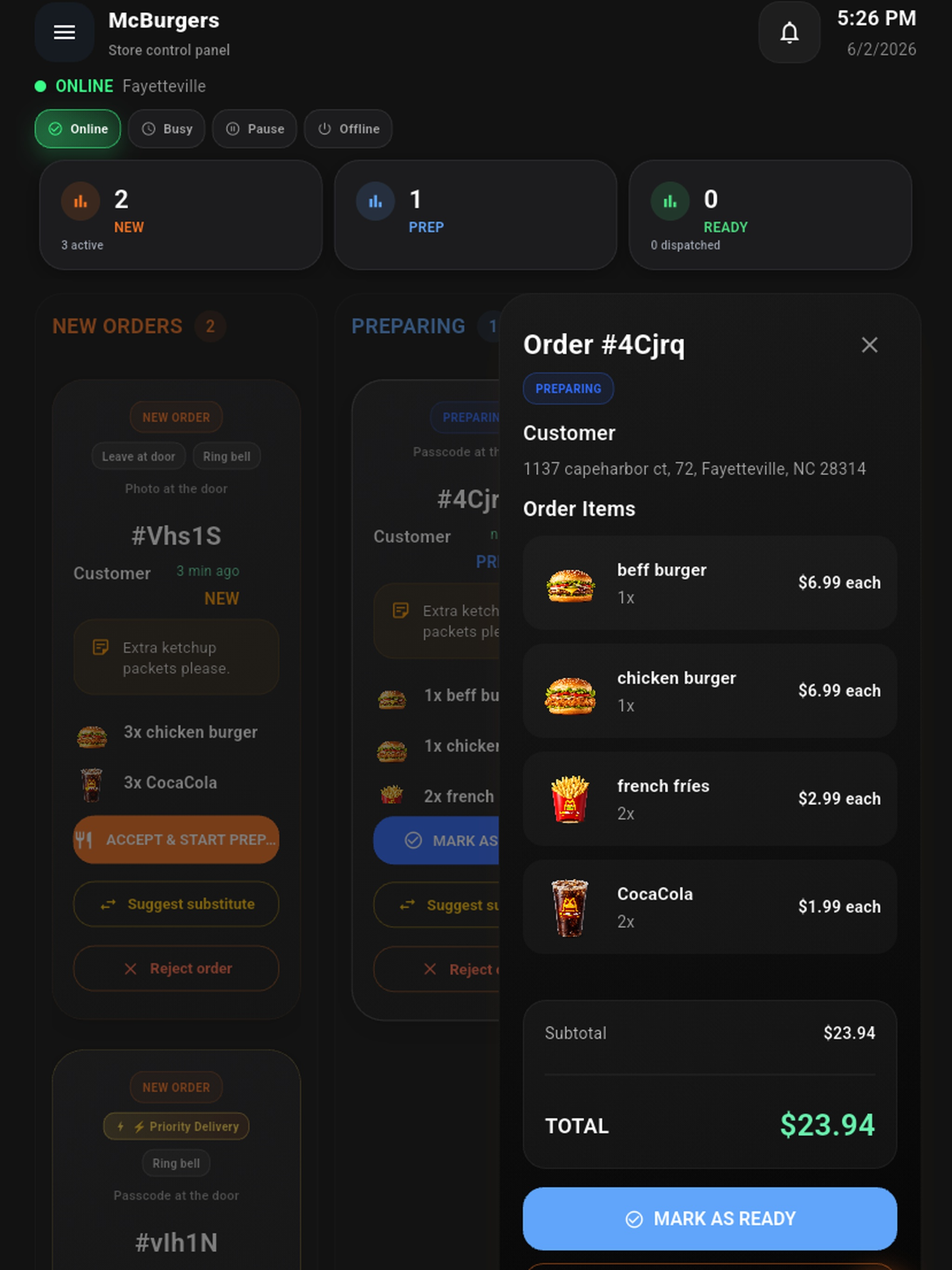 MOVIQ Delivery screenshot 9