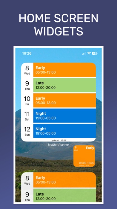 My Shift Planner - Calendar iPhone screenshot 5 - Productivity app