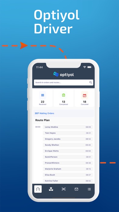 Optiyol Driver Screenshot