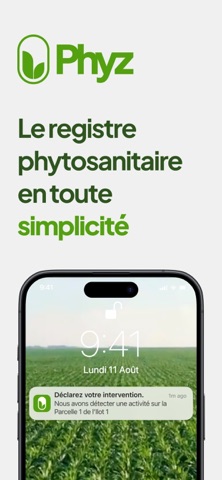 Phyz Registre Phytosanitaire Screenshot 1 of 6