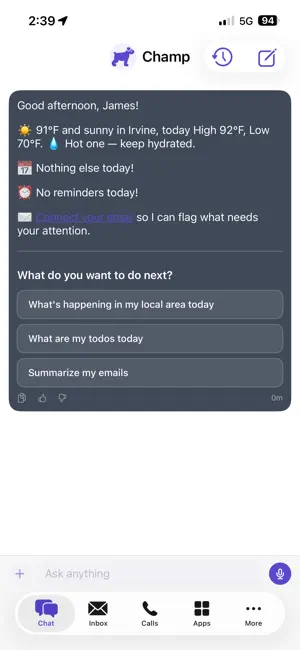 Vuel - Personal AI Assistant screenshot 2