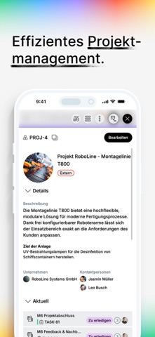 Consolidate: Teams & Projekte Screenshot 4 of 9