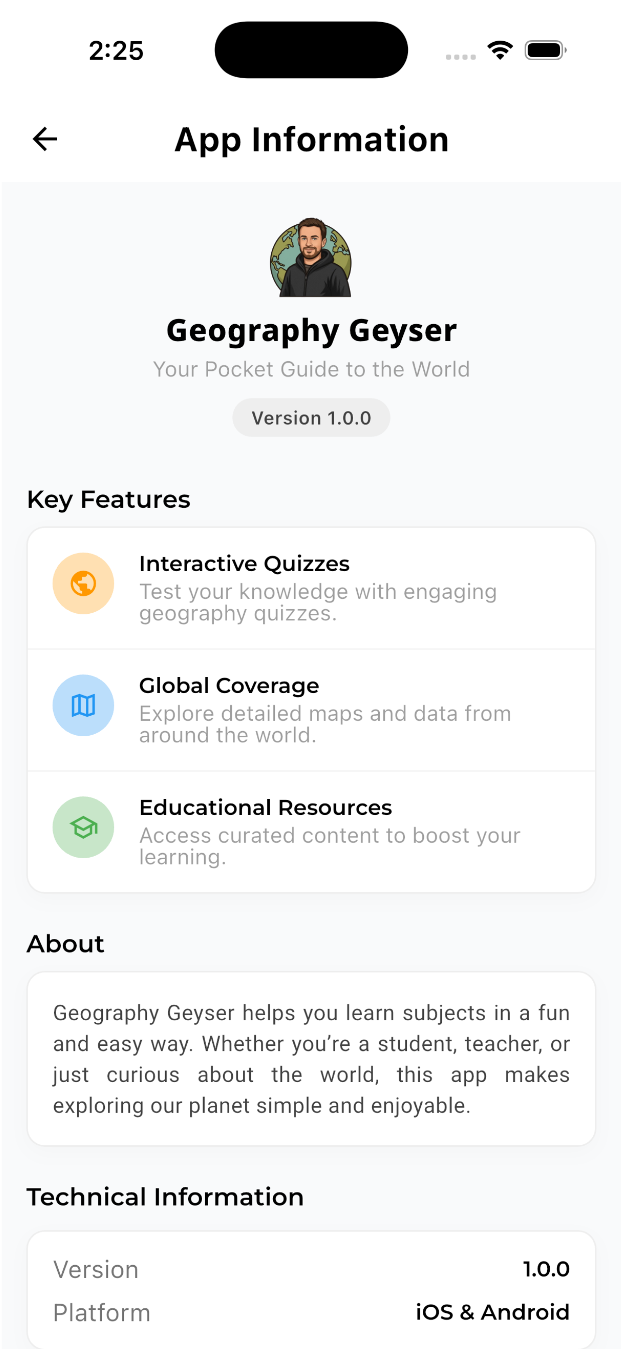 Geography Geyser screenshot 4