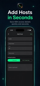 Pocket Shell - SSH client screenshot