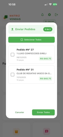 Matriz Vendas iA iPhone screenshot