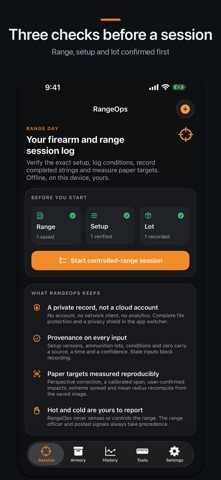 RangeOps: Firearm Range Log Screenshot 4 of 6