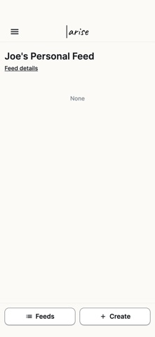 arise messaging screenshot