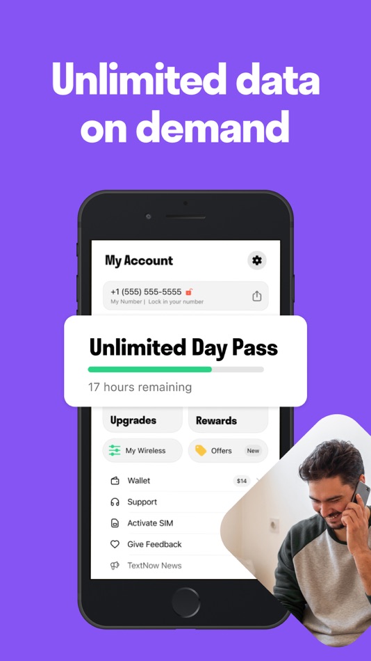 #5. TextNow: Call + Text Unlimited (iOS) Által: TextNow, Inc.