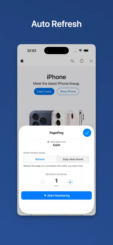 PagePing: Auto Refresh Page screenshot 2 of 4