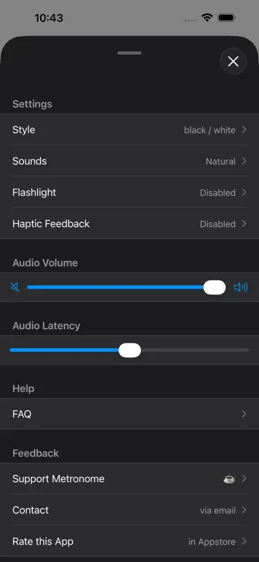 Metronome touch screenshot 5 of 10