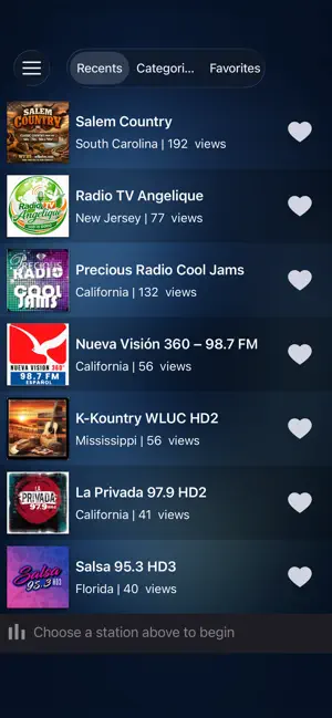 USA Radio: Live FM AM Online screenshot 1