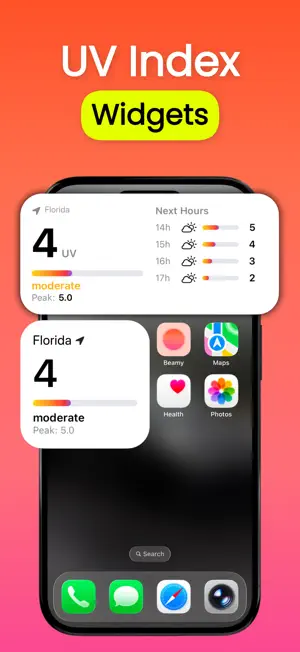 Tanning, UV Index, SPF: Beamy screenshot 1