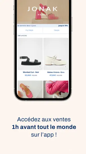 Capture d'écran de The Bradery - Ventes Privées sur iPhone 2