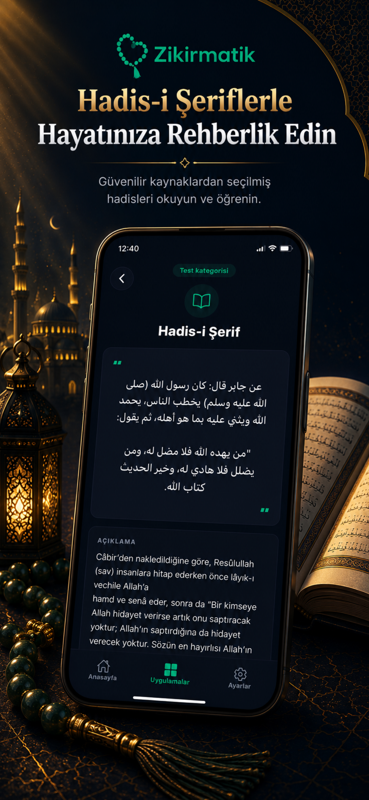 Zikirmatik: Ezan Dua Kıble screenshot 5