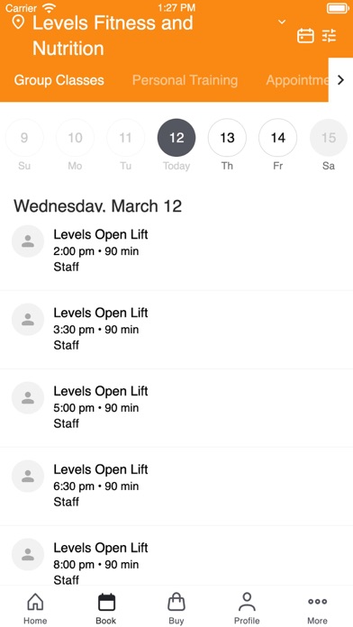 Levels Fitness and Nutrition Screenshot 2 - AppWisp.com Levels Fitness and Nutrition Screenshot 2 - AppWisp.com