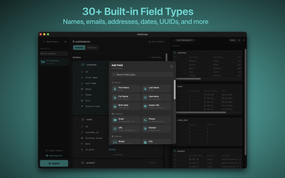 #2. DataForge (macOS) Podle: JAKUB HRADILEK
