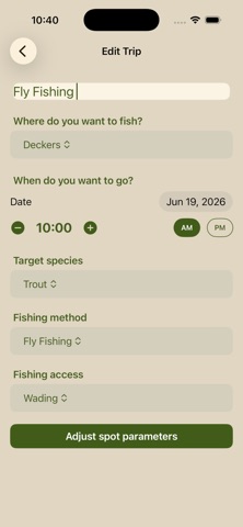 My OWL Fishing iPhone screenshot