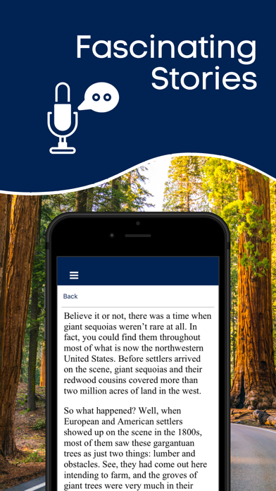 Sequoia National Park GPS Tour Screenshot
