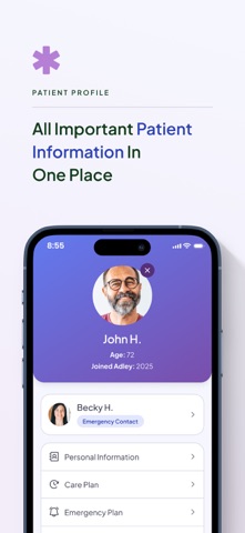 Adley Health iPhone screenshot