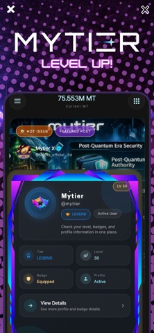 MyTier iPhone screenshot