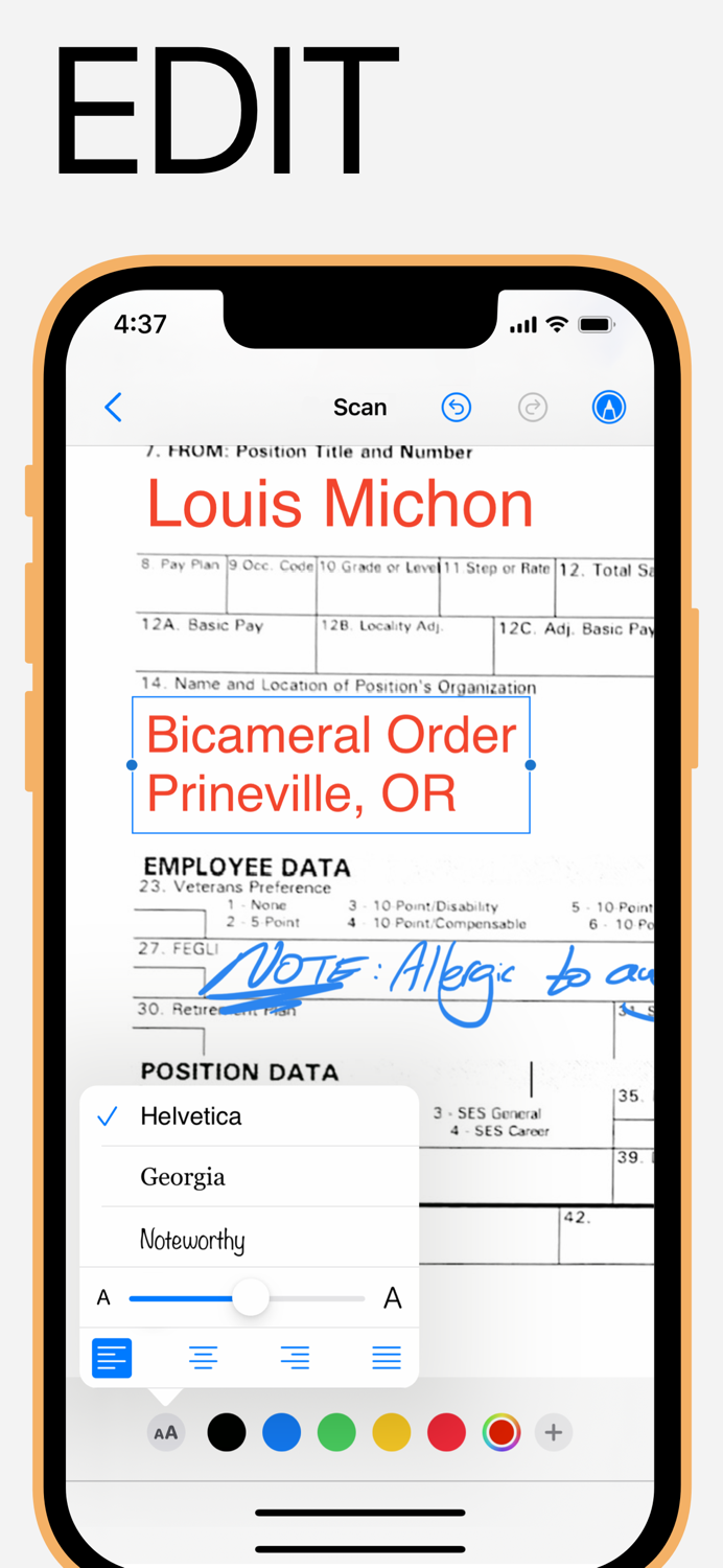 Open Scanner PDF Scanning