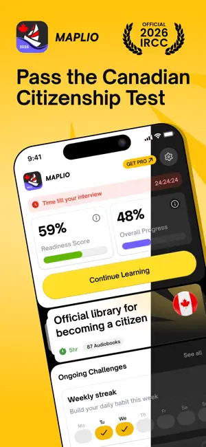 Maplio: Canada Citizenship '26 screenshot 1