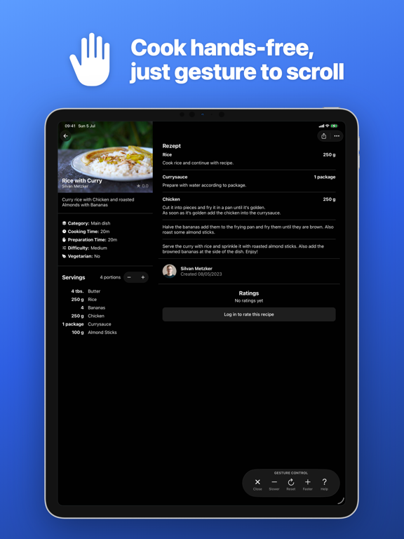 Screenshot #5 pour Gesture Cook
