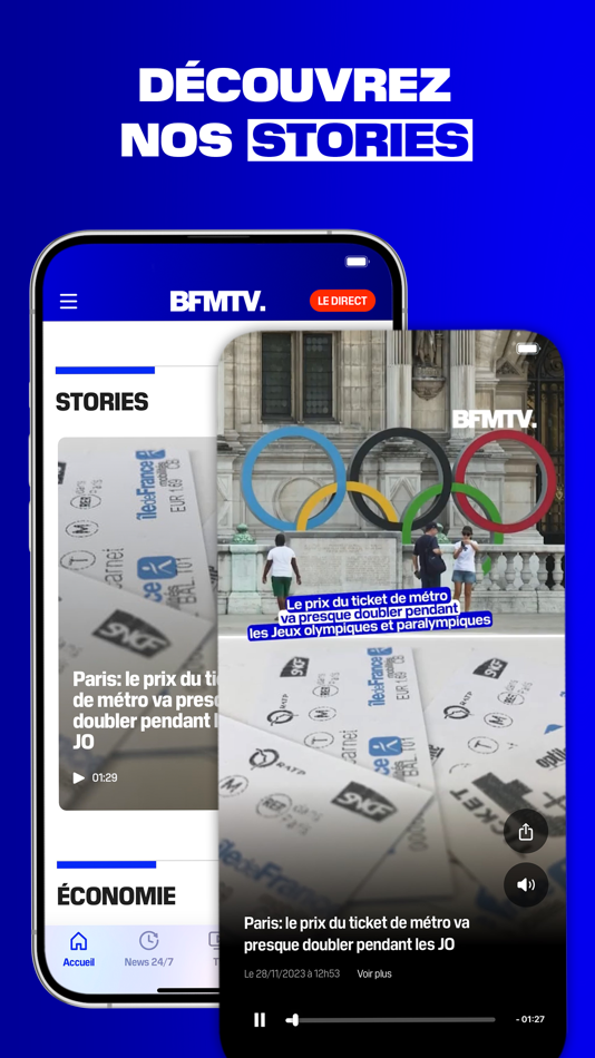 #2. BFM TV - radio et info en live (iOS) 由: NextRadioTV