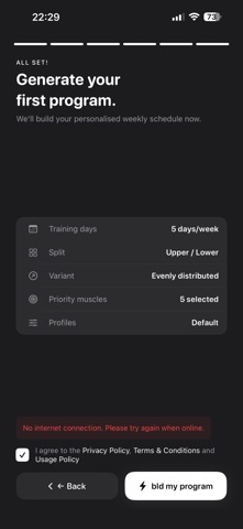 bld: hypertrophy periodization screenshot