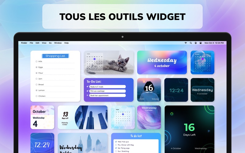 Screenshot #1 pour Widget de Bureau Numérique