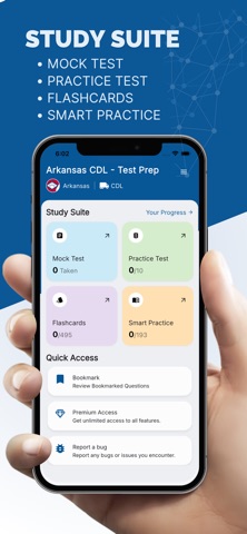 Arkansas CDL Permit Practice Screenshot 2 of 9