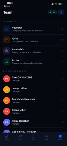 FieldFlow CRM screenshot