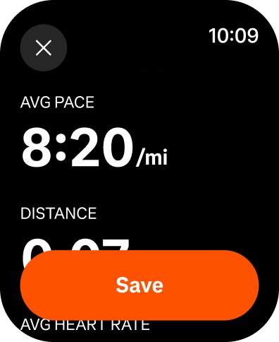 Strava: Run, Bike, Walk: official Apple Watch preview 3 (opens full image in a new tab)