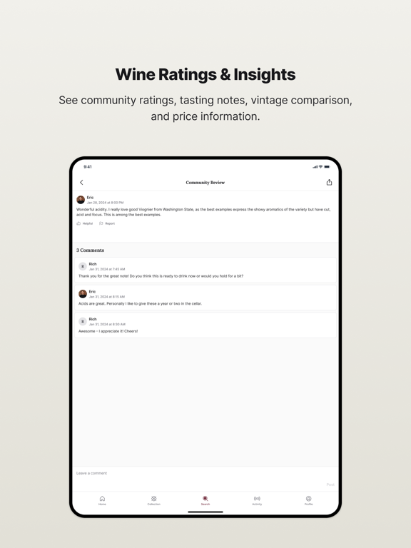 CellarTracker: #1 Wine Tracker iPad screenshot 5 - Food & Drink app