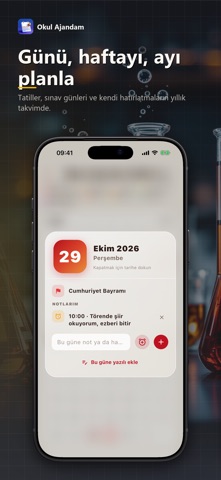 Okul Ajandam: Ders Programı Screenshot 8 of 9